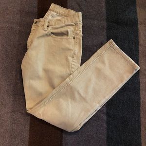 Free World Light Khaki Jeans. Perfect condition.